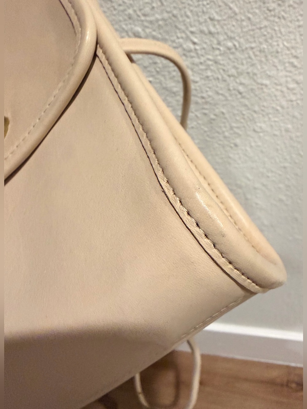 Vintage Coach Scooter Crossbody Bag Cream - Picture 5 of 12
